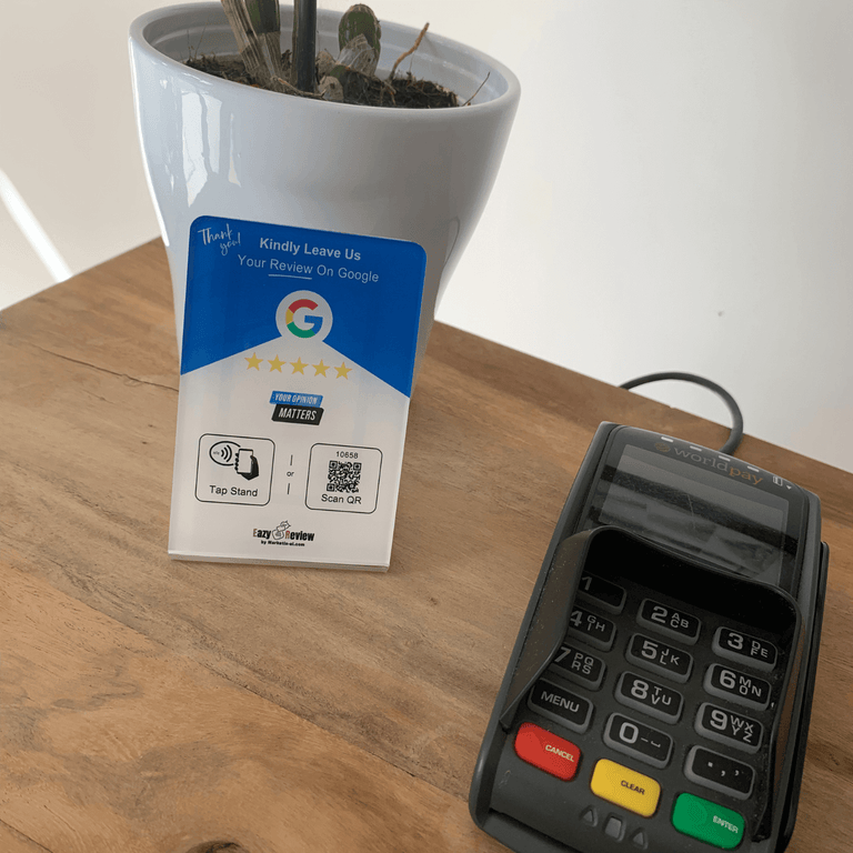'Display' NFC Google Review Stand - 10.5 x 7cm